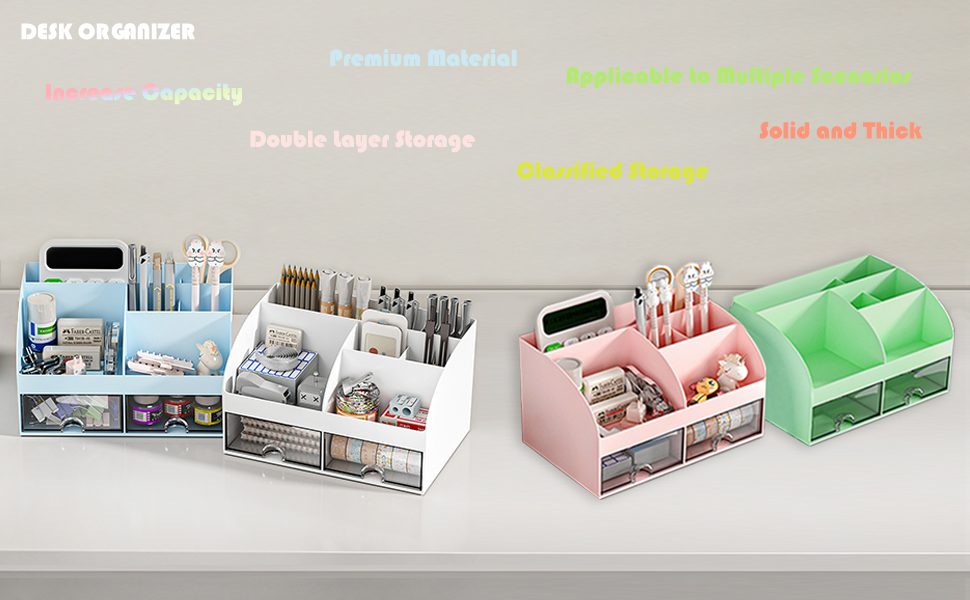 plastic desk organizer