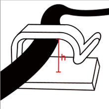 adhesive cable clips