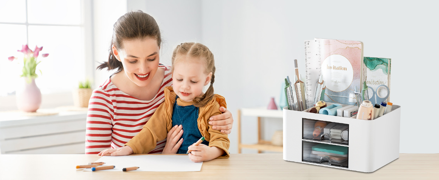 desk organizer with drawer