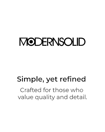 MODERNSOLID brand logo with the slogan Simple, yet refined