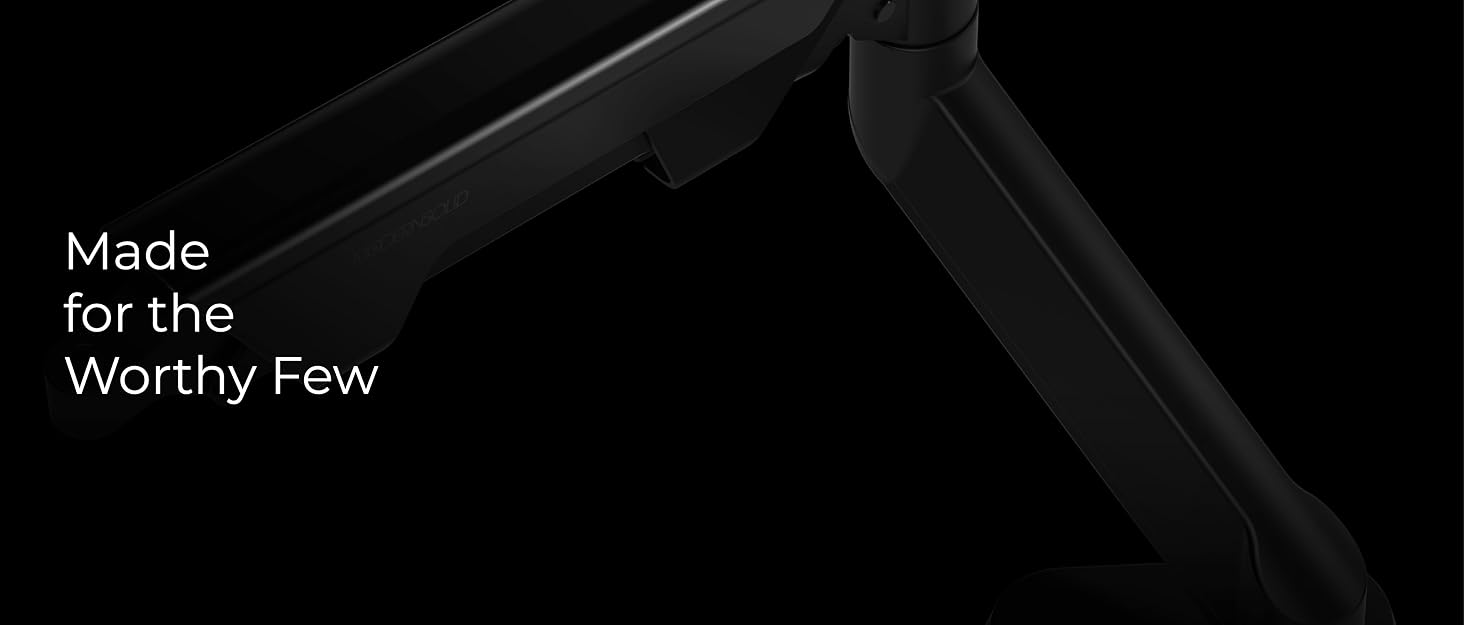 Ergonomic adjustable monitor arm for gaming and office setup